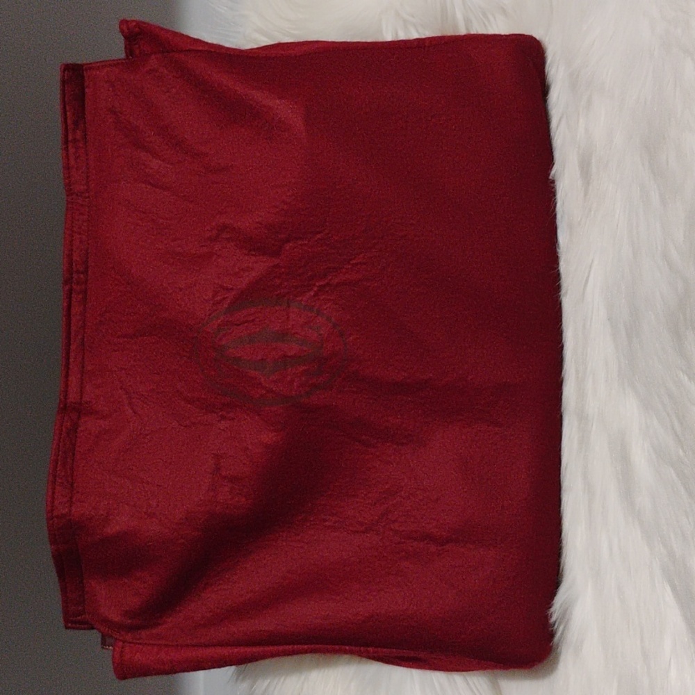 SALE! Auth Cartier Must Line Leather Bordeaux Shoulder Bag Dust Bag Coin Case - Picture 16 of 16